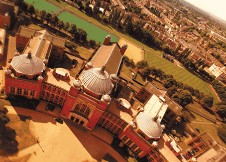 Aerial view of Birmingham University campus | Copyright University of Birmingham 2004
