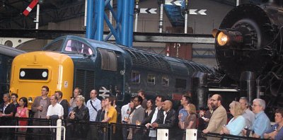 IWMW 2007 delegates visit another world-changing communications technology at the National Railway Museum in York