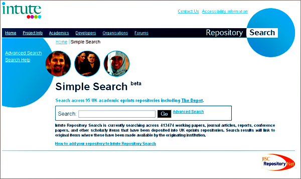 Intute Repository Search