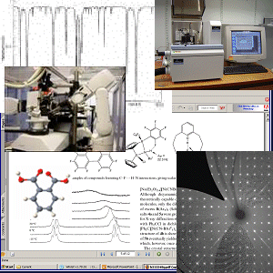 collage of images of experimental data collection and presentation