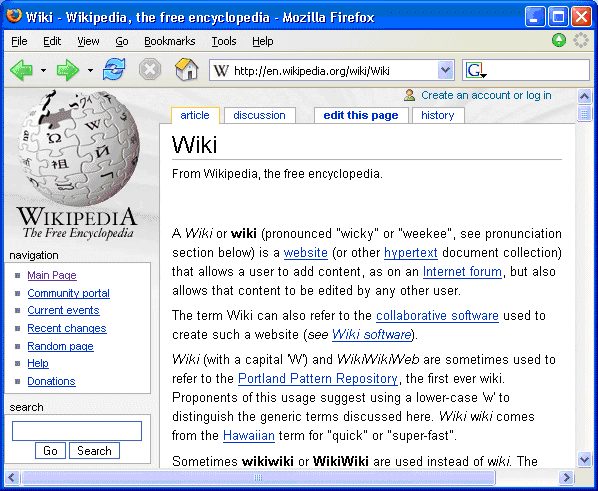 Wiki - Wikipedia