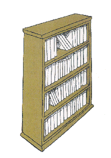 a bookcase