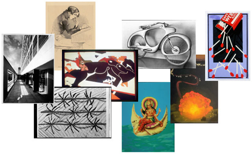 Figure 1: A montage of items from VADS current and forthcoming image collections