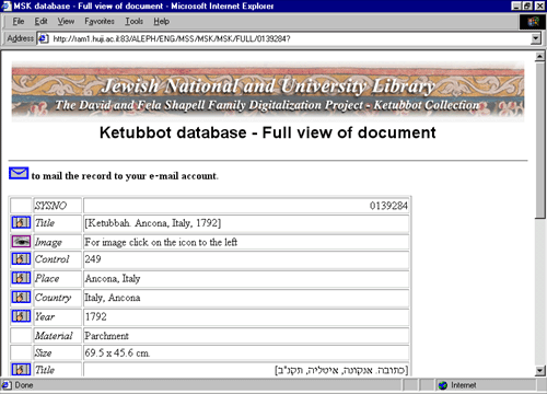 Figure 4: ALEPH record