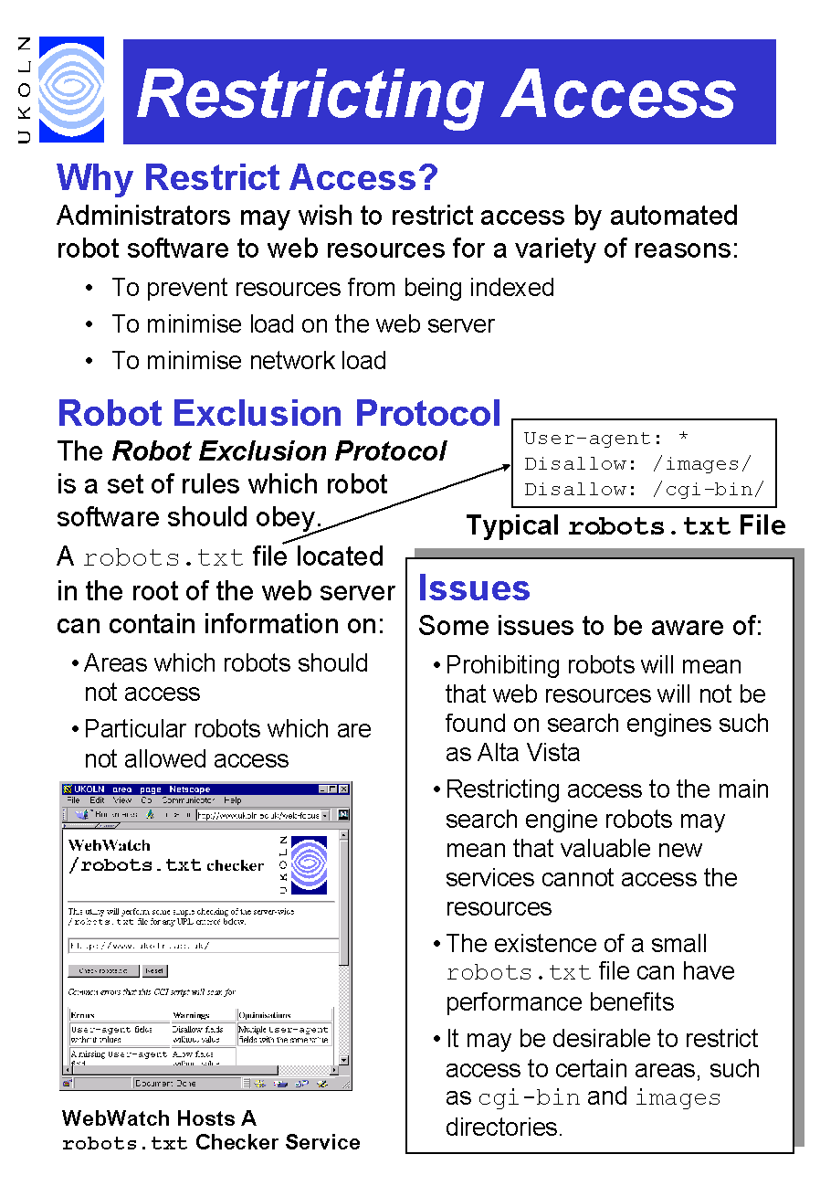 WebWatch Robots