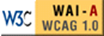 W3C WAI-A logo