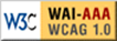 W3C WAI-AAA logo